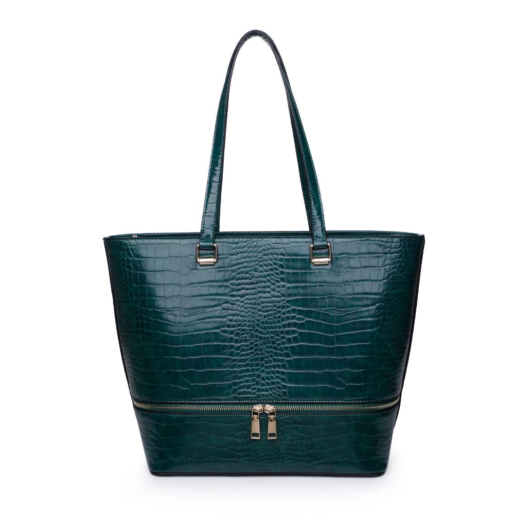 Product Image of Moda Luxe Adelina Tote 842017126058 View 1 | Emerald