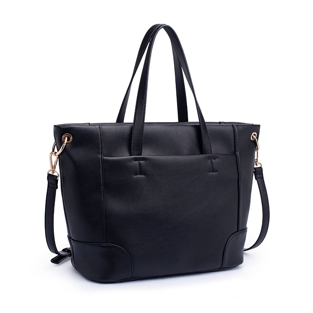 Product Image of Moda Luxe Becka Tote 842017126553 View 6 | Black