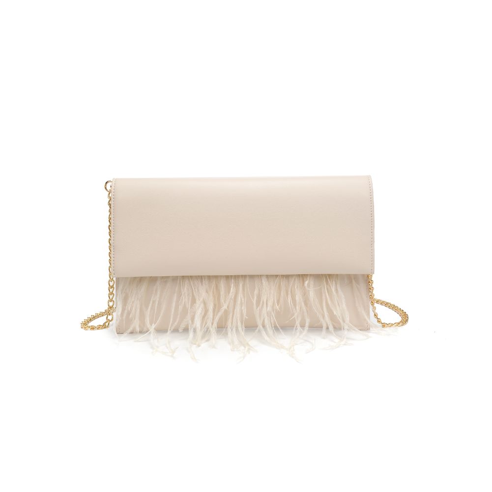 Woman wearing Nude Moda Luxe Everlee Clutch 842017131137 View 5 | Nude