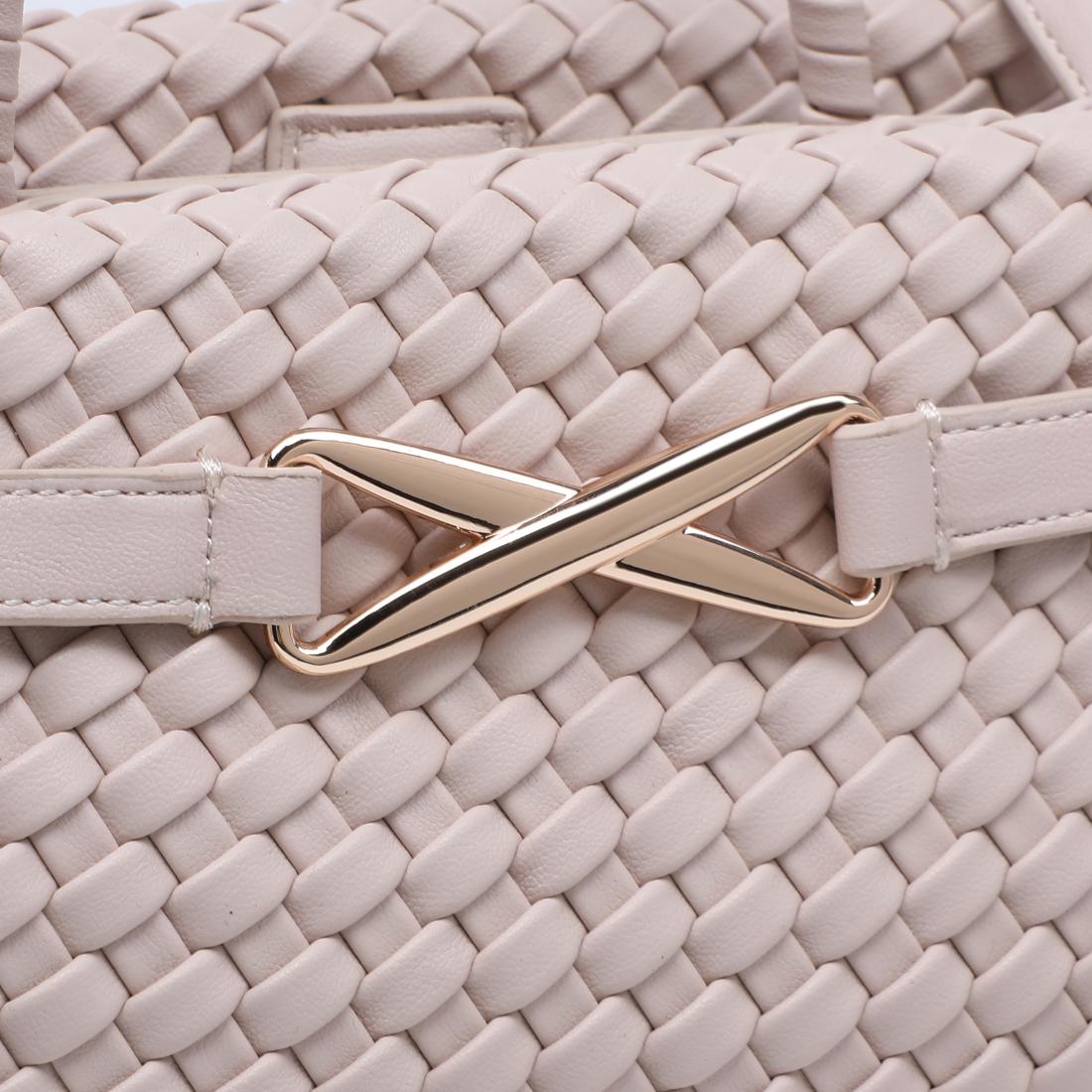 Moda Luxe Marilyn Satchel 842017143314 View 8 | Cream