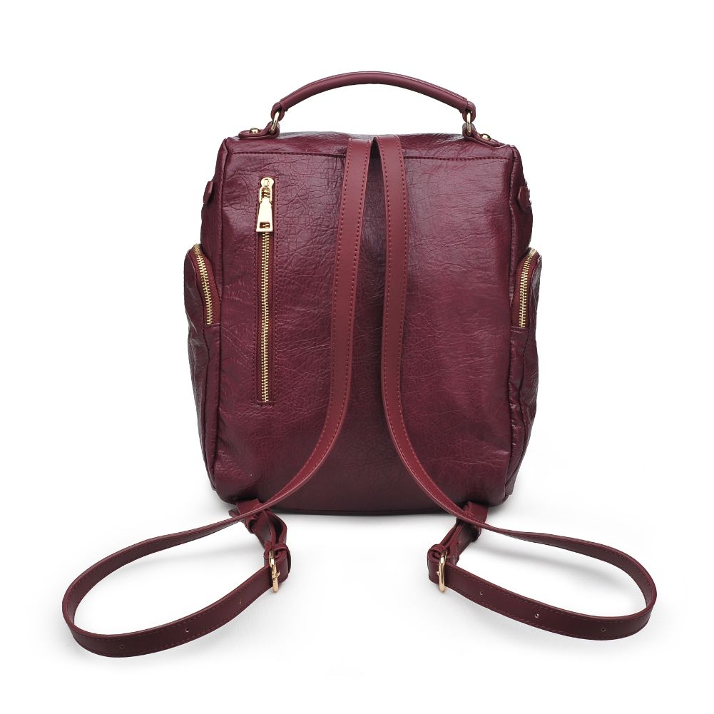 Product Image of Moda Luxe Sahara Backpack 842017122982 View 3 | Wine
