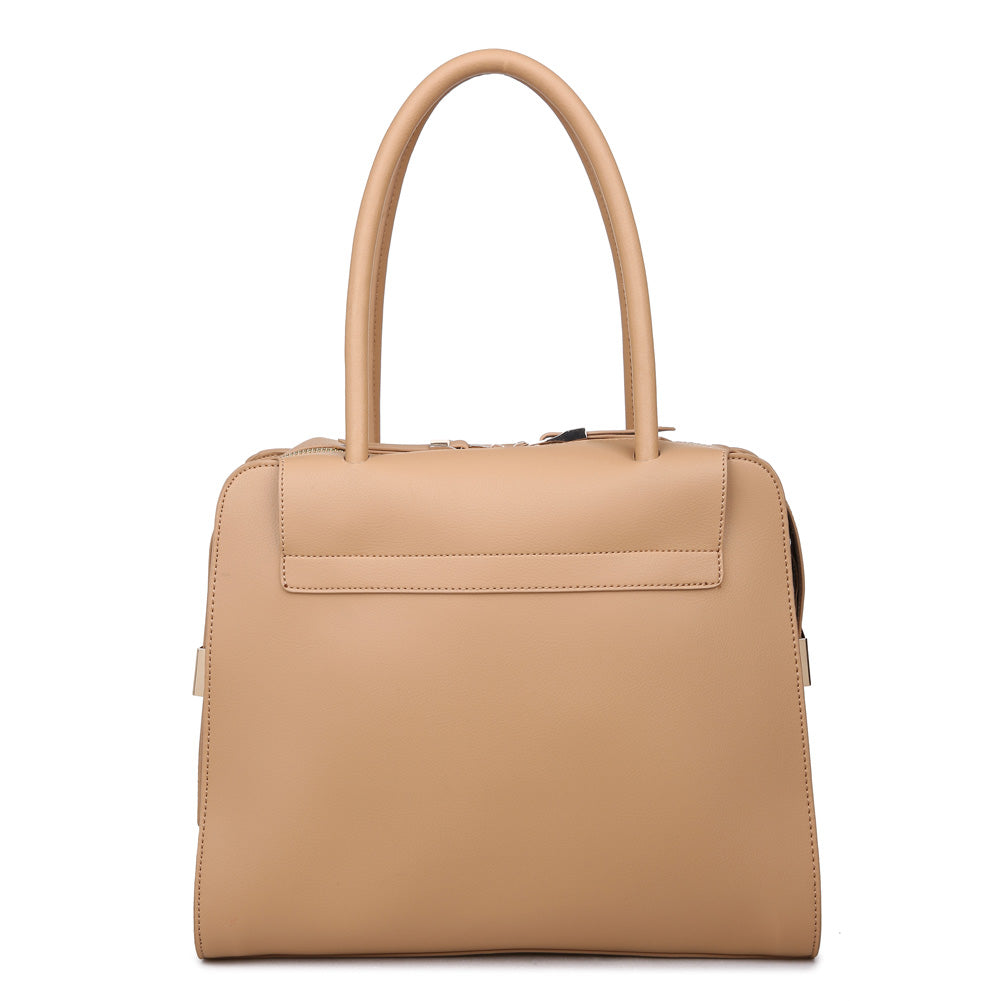 Product Image of Moda Luxe Juliette Satchel 842017114758 View 1 | Camel