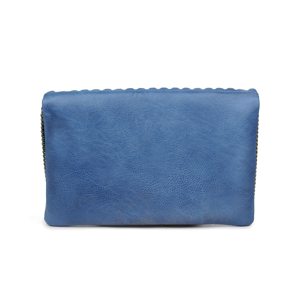 Product Image of Moda Luxe Alyssa Clutch 842017114086 View 3 | Blue