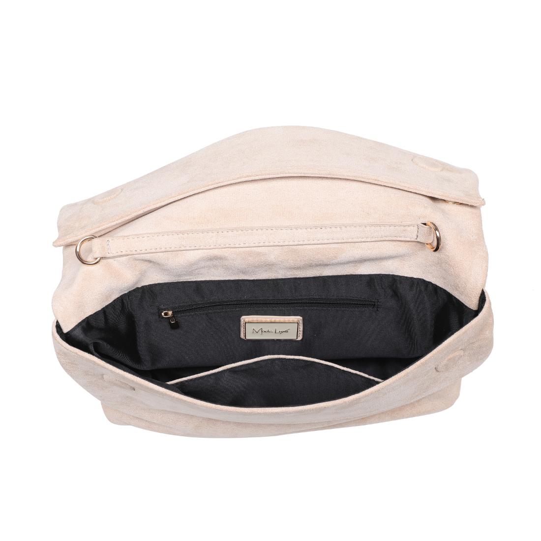 Woman wearing Natural Moda Luxe Zarae Crossbody 842017139980 View 9 | Natural