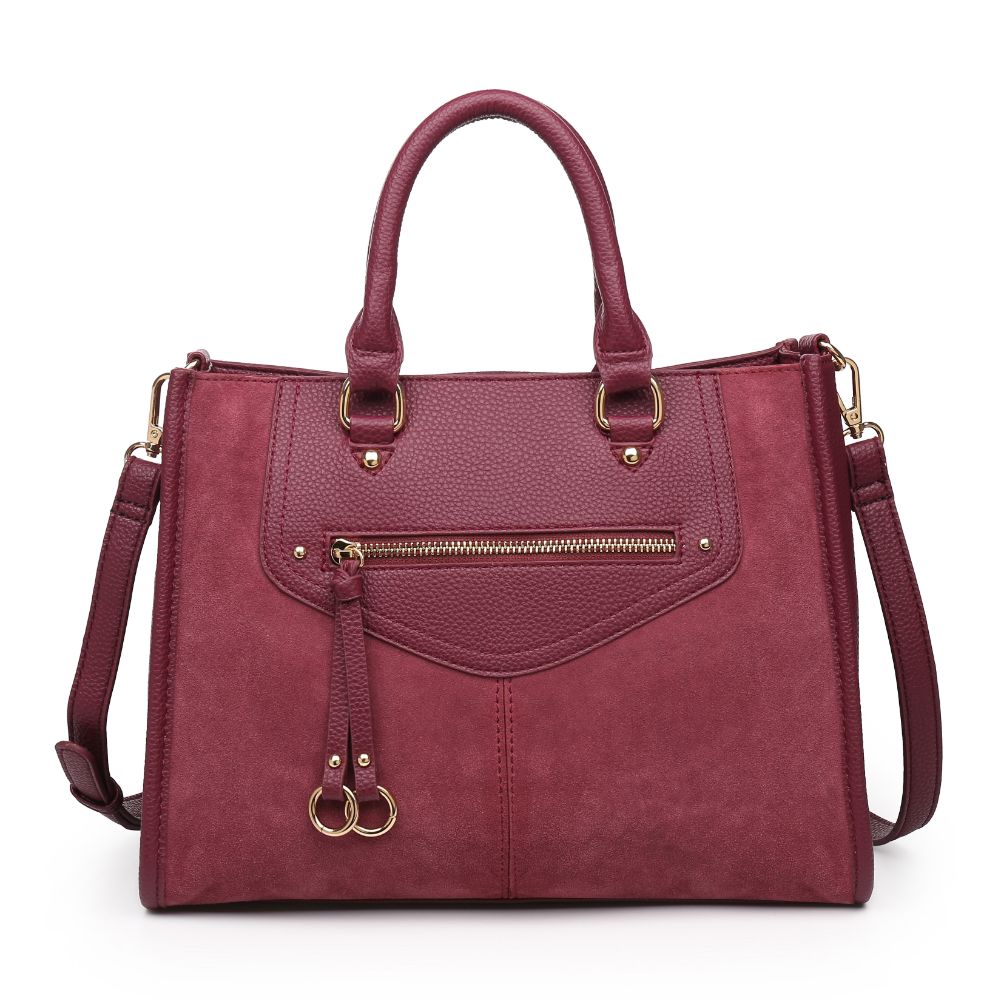 Product Image of Moda Luxe Bridgette Satchel 842017120902 View 1 | Merlot