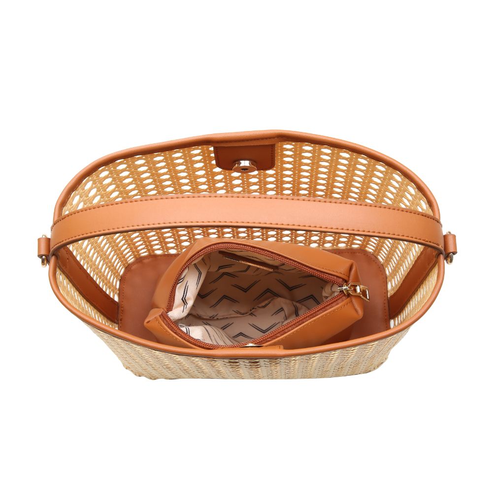 Product Image of Moda Luxe Roxanne Tote 842017124092 View 4 | Tan