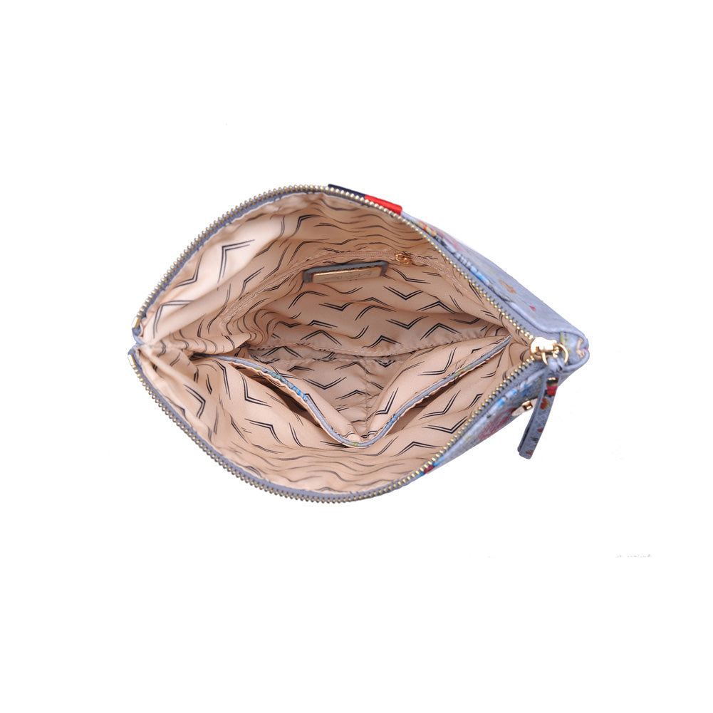 Product Image of Sol and Selene Jules Print Clutch 842017119432 View 8 | Blue