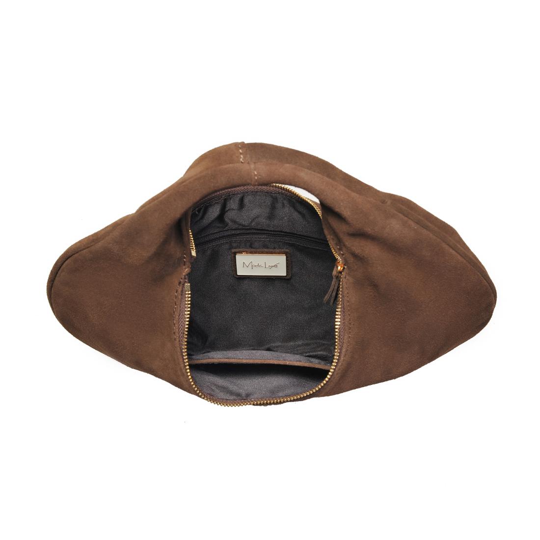 Product Image of Moda Luxe Farrah - Suede Hobo 842017138631 View 8 | Chocolate