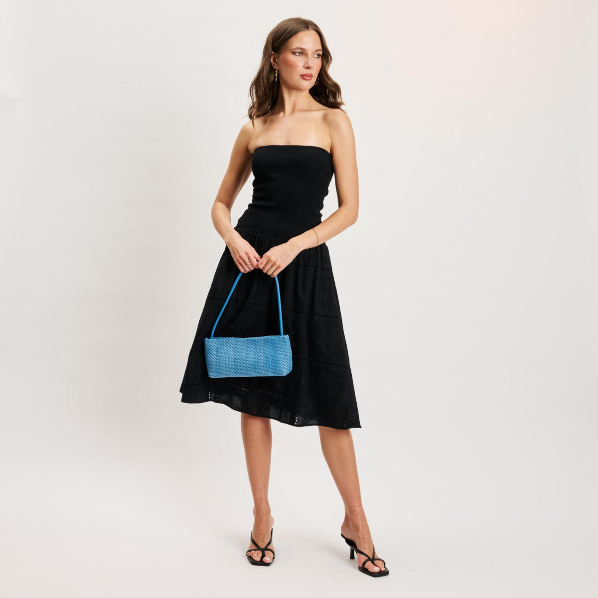 Woman wearing Denim Moda Luxe Lucy - ST Shoulder Bag 842017141976 View 4 | Denim