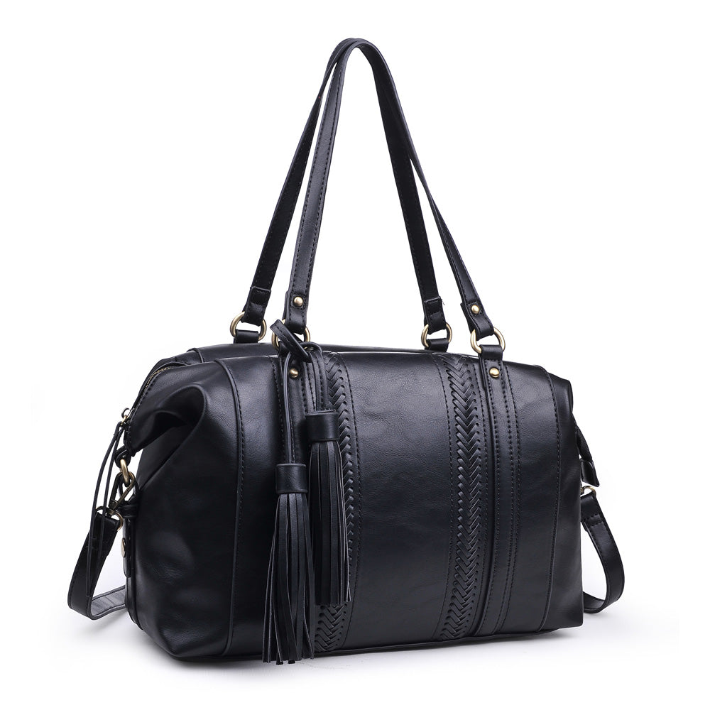 Product Image of Moda Luxe Annette Satchel 842017118275 View 2 | Black