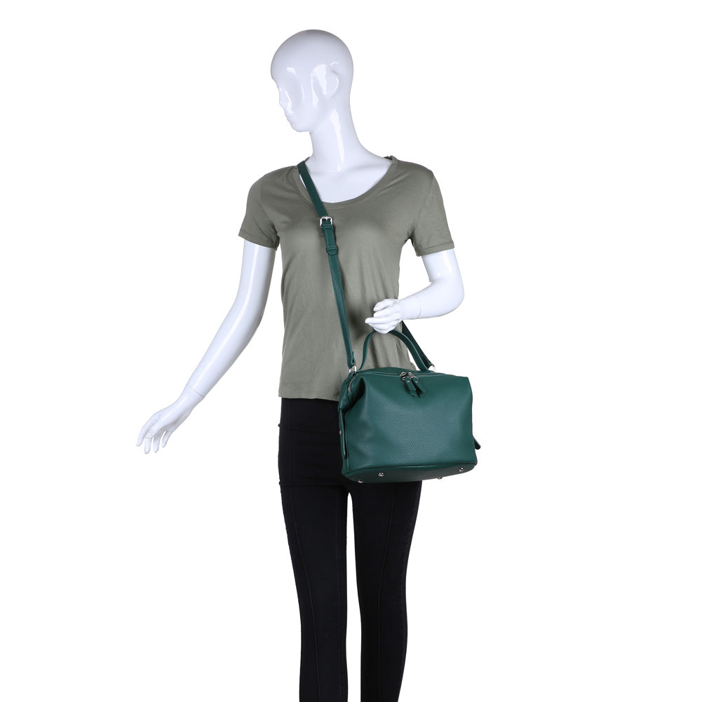 Product Image of Moda Luxe Nicole Satchel 842017115496 View 5 | Emerald