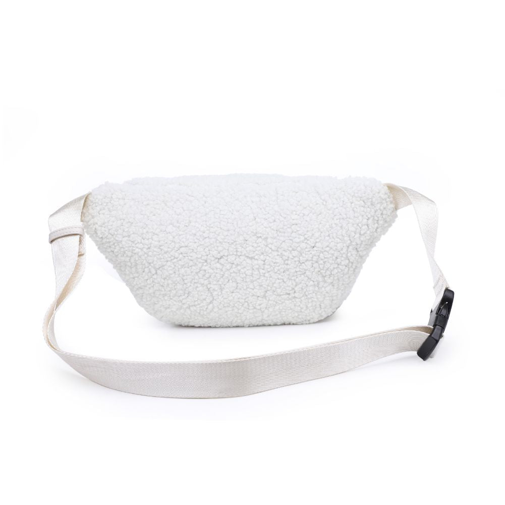 Woman wearing Ivory Moda Luxe Orson Belt Bag 842017134244 View 7 | Ivory