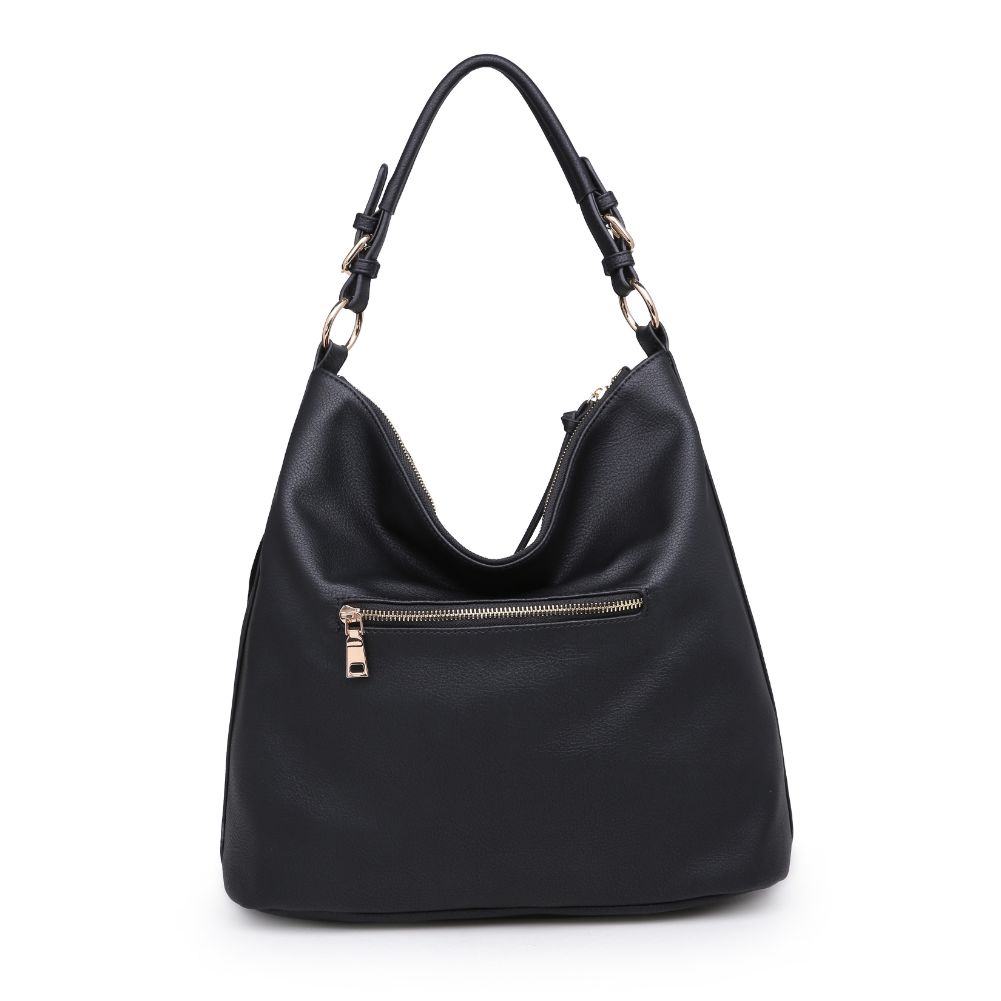Product Image of Moda Luxe Isabella Hobo 842017122395 View 3 | Black