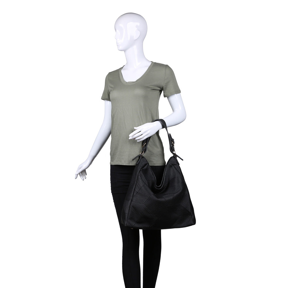 Product Image of Moda Luxe Tatiana Hobo 842017116943 View 5 | Black