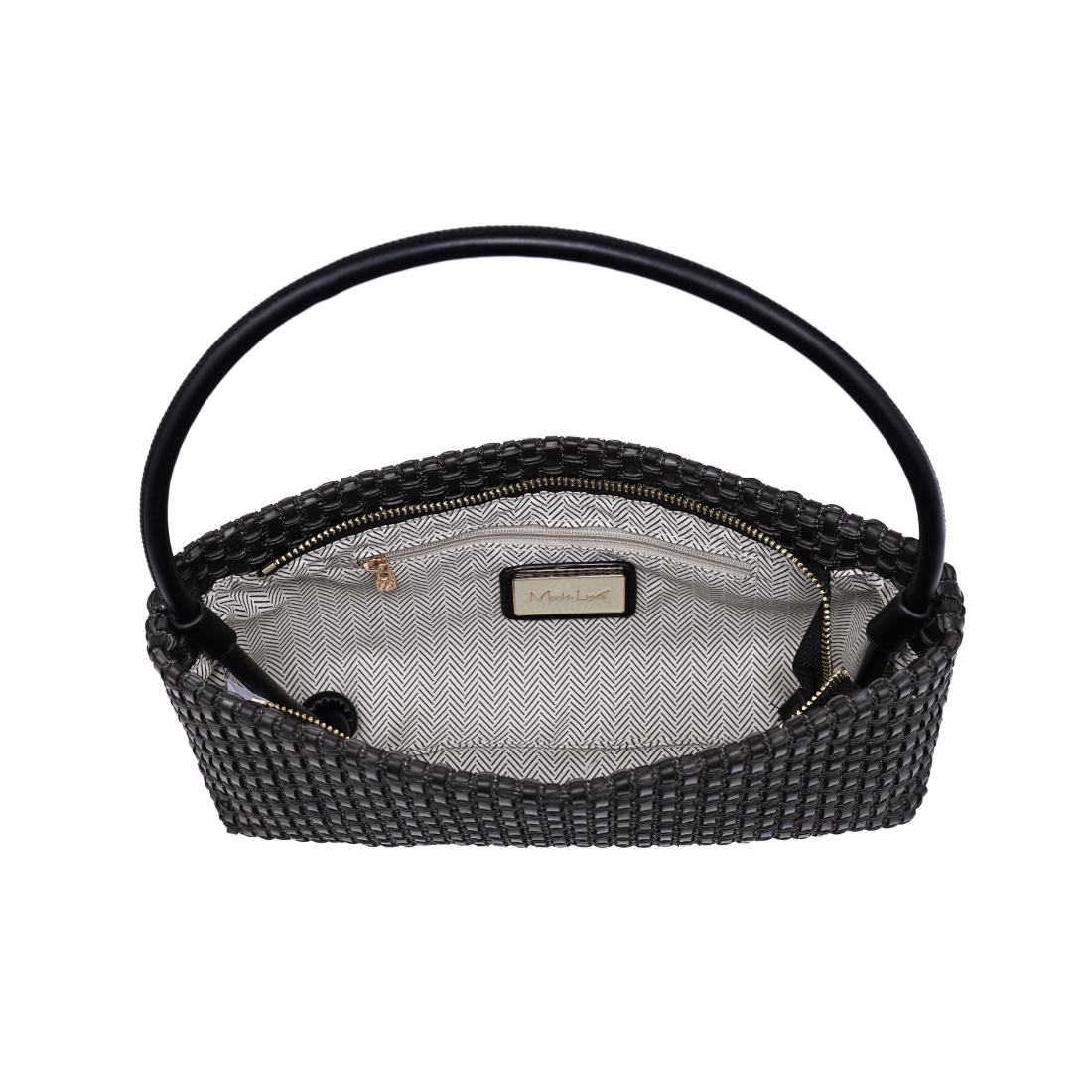 Woman wearing Black Moda Luxe Lucy Shoulder Bag 842017140337 View 9 | Black