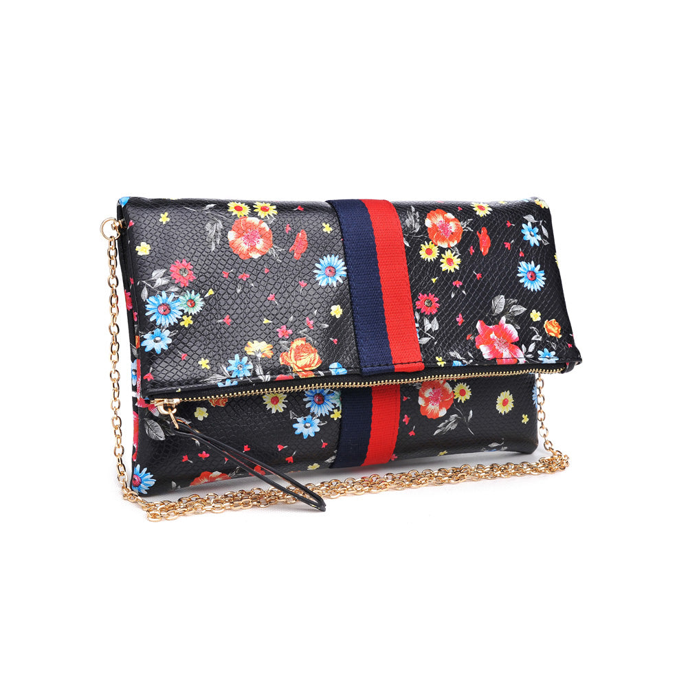 Product Image of Sol and Selene Jules Print Clutch 842017119395 View 6 | Black