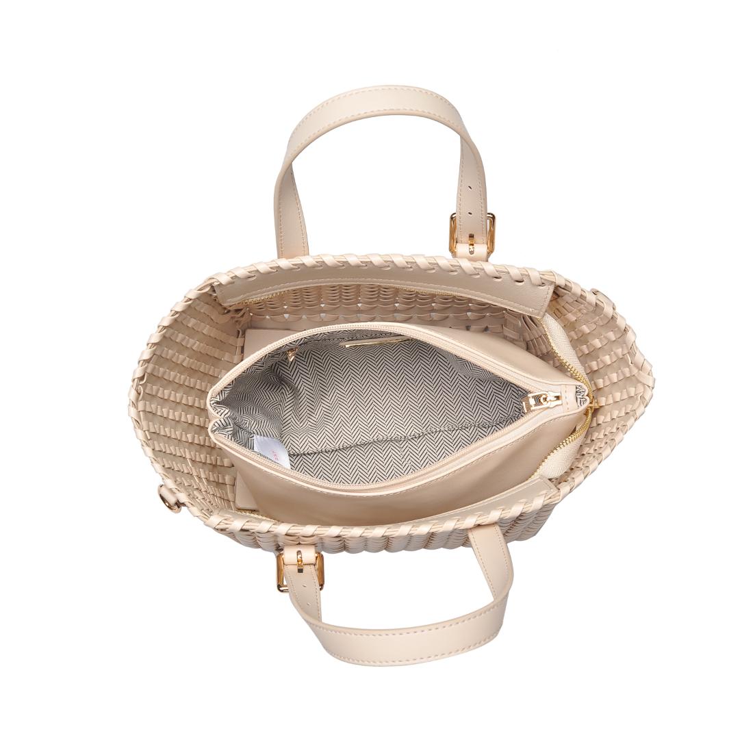 Product Image of Moda Luxe Estelle Tote 842017137757 View 8 | Oatmilk