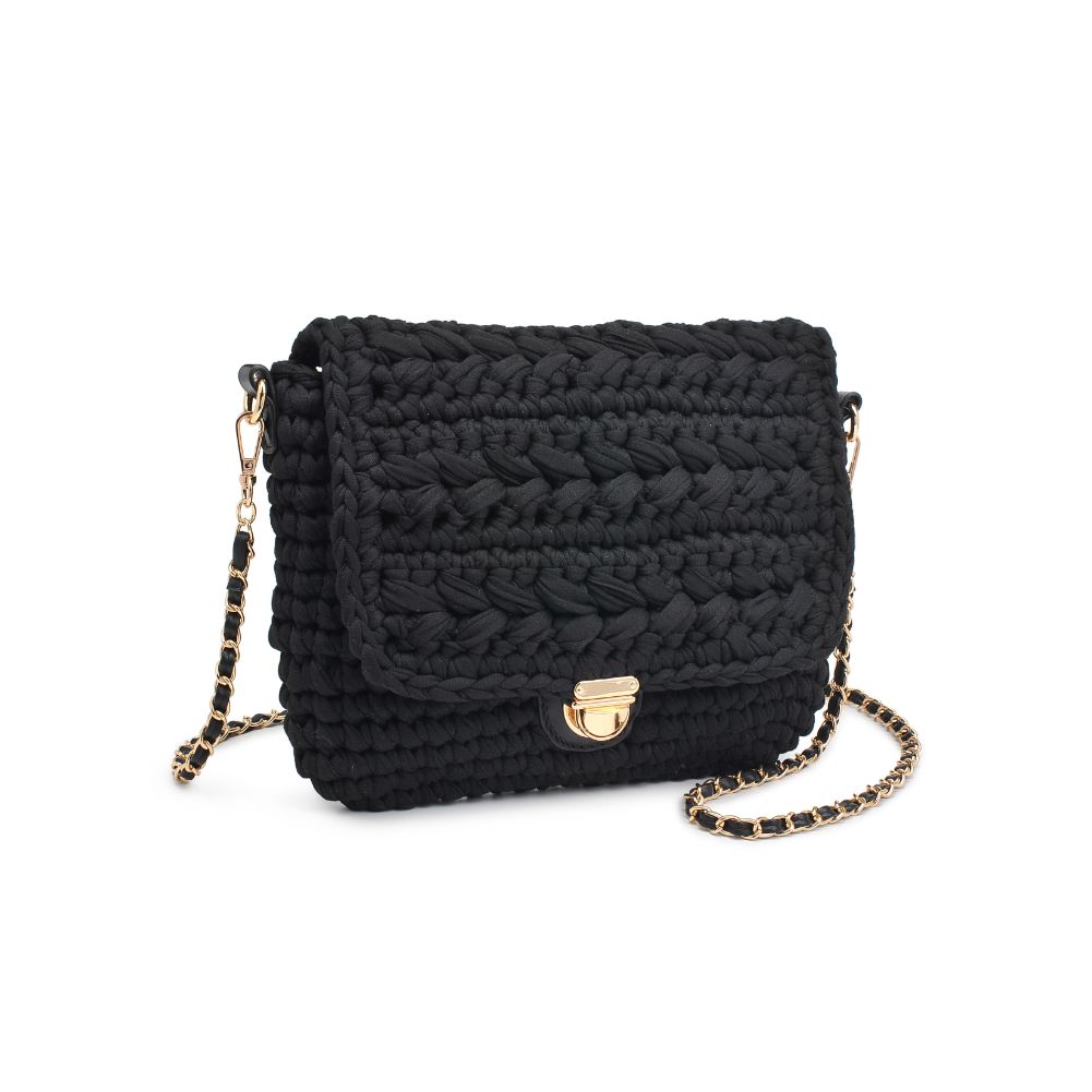 Woman wearing Black Moda Luxe Annalise Crossbody 842017132240 View 6 | Black