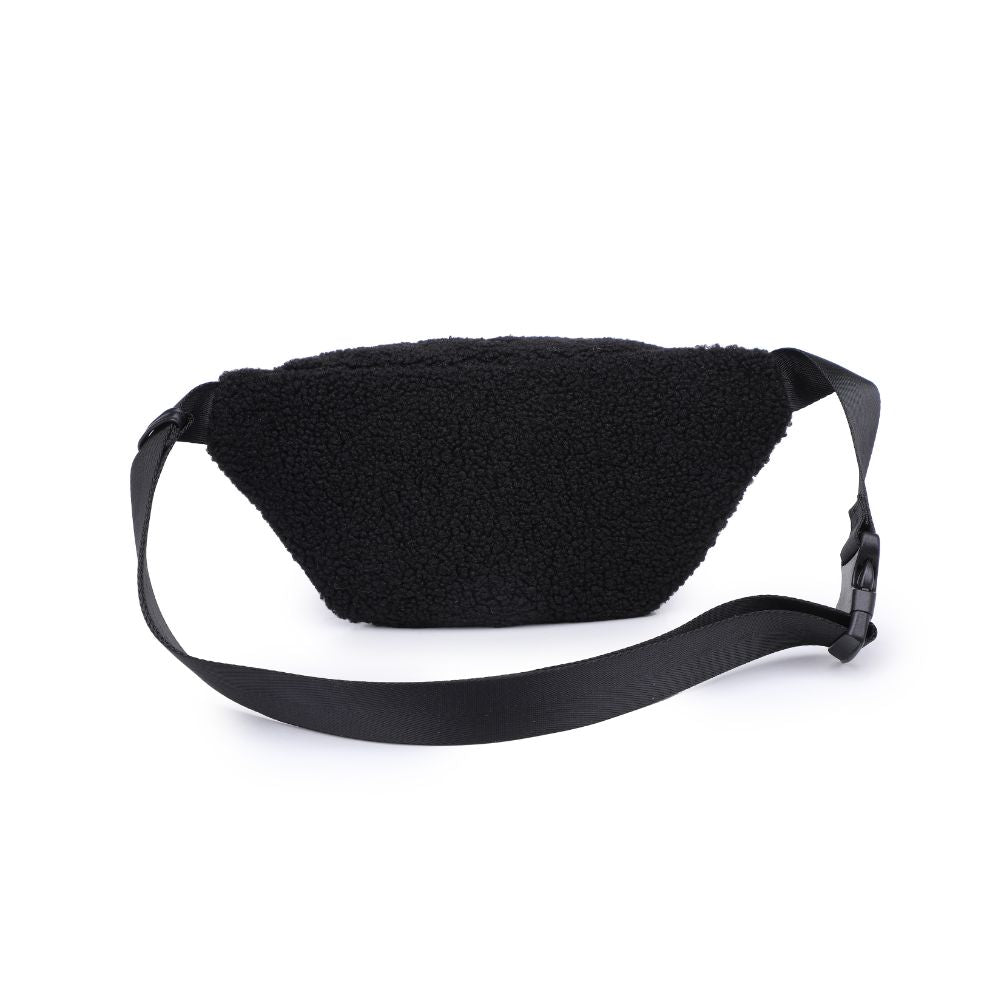 Woman wearing Black Moda Luxe Orson Belt Bag 842017134220 View 7 | Black