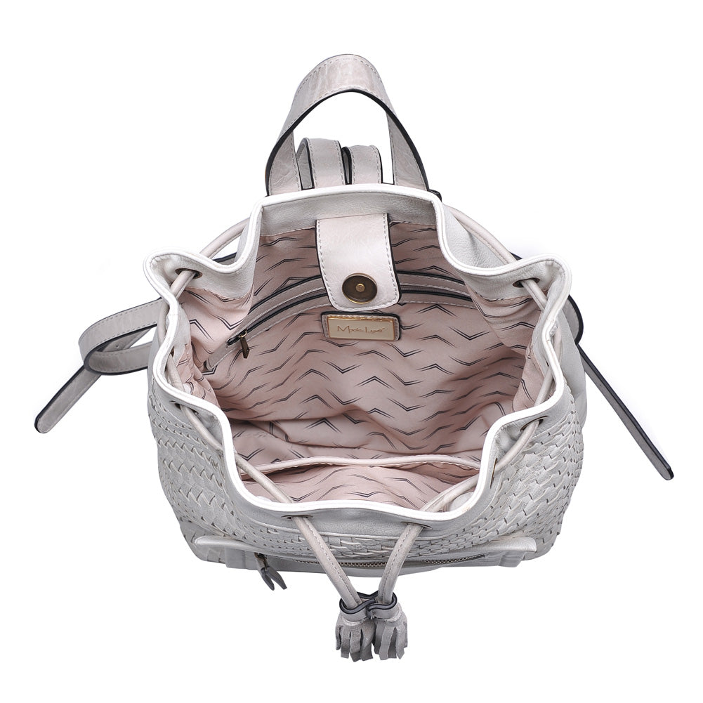 Product Image of Moda Luxe Maria Backpack 842017118398 View 4 | White