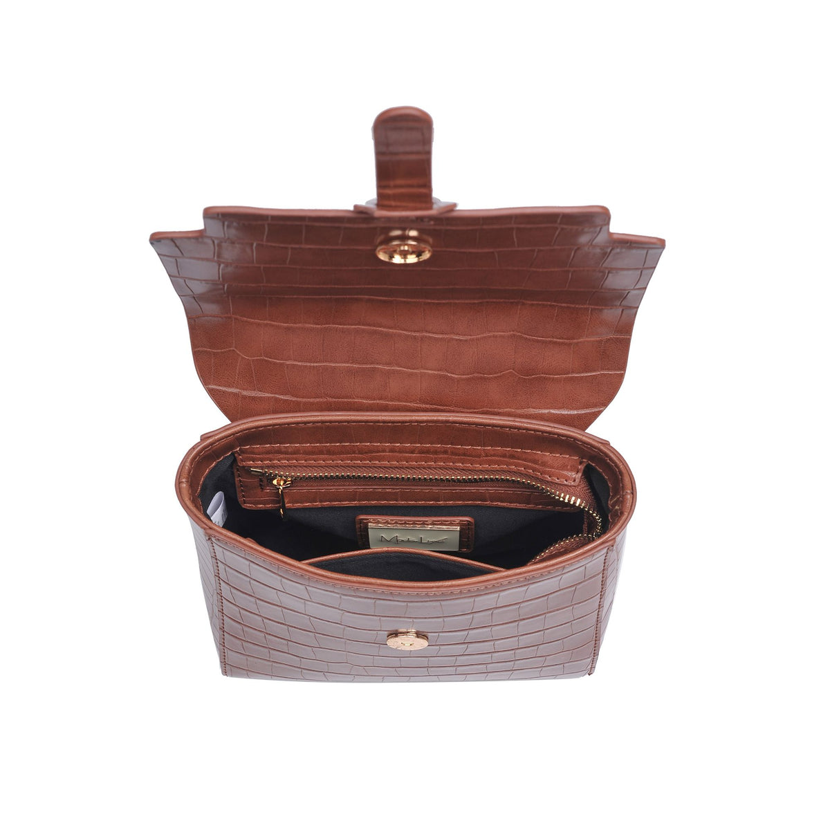 Product Image of Moda Luxe Claire Backpack 842017128892 View 8 | Cognac