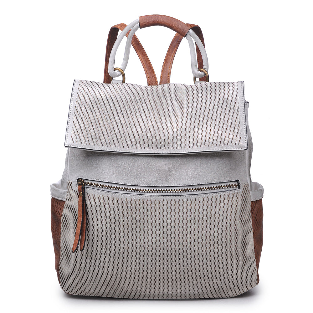 Product Image of Moda Luxe Maisy Backpack 842017105343 View 1 | White