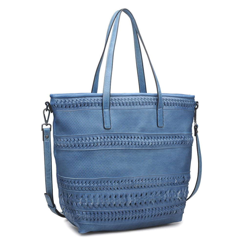 Product Image of Moda Luxe Magdelena Tote 842017113867 View 2 | Blue