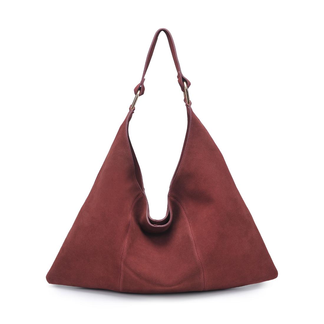 Woman wearing Rust Moda Luxe Indie Hobo 842017138952 View 5 | Rust