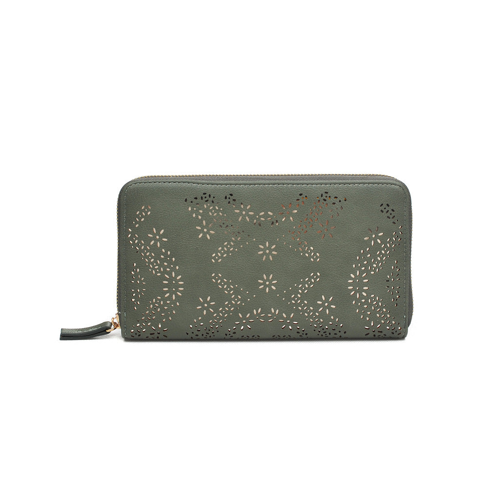 Product Image of Moda Luxe Soho Wallet 842017115281 View 5 | Olive