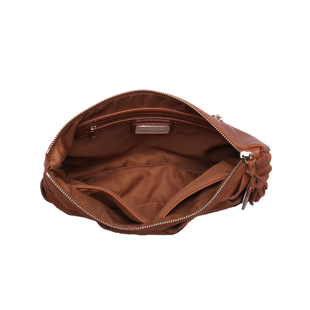 Product Image of Moda Luxe Eleanor Clutch 842017107798 View 4 | Cognac