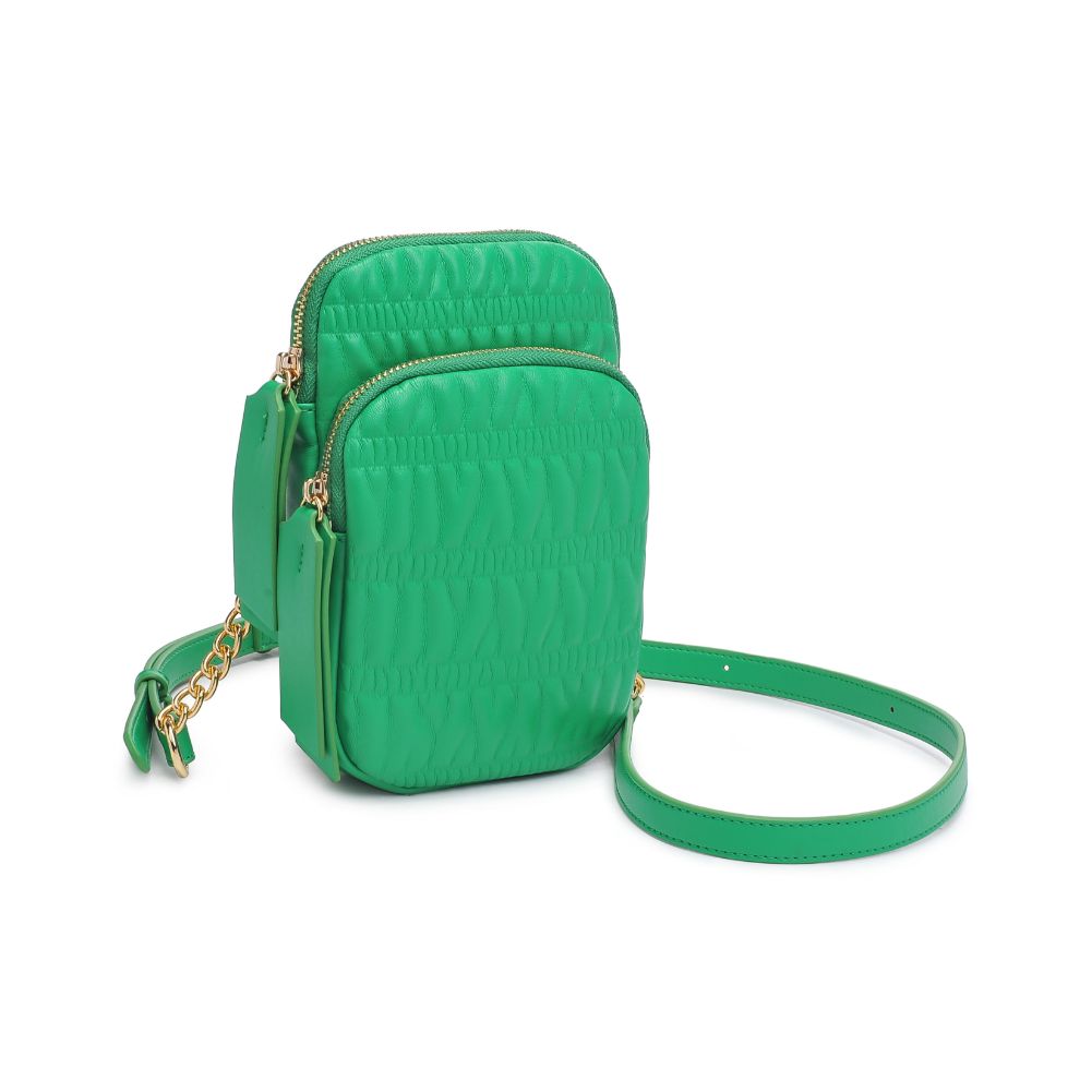 Woman wearing Kelly Green Moda Luxe Chantal Crossbody 842017131496 View 6 | Kelly Green