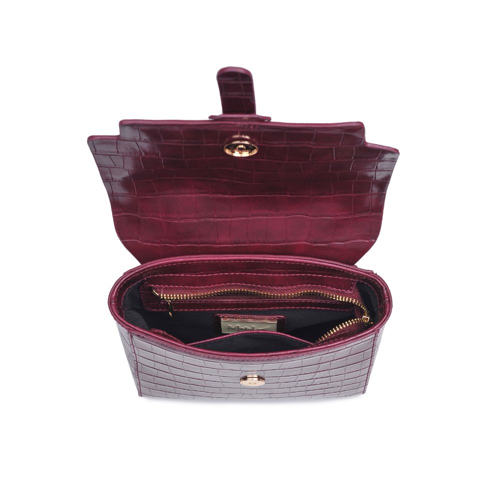 Woman wearing Bordeaux Moda Luxe Claire Backpack 842017128885 View 9 | Bordeaux