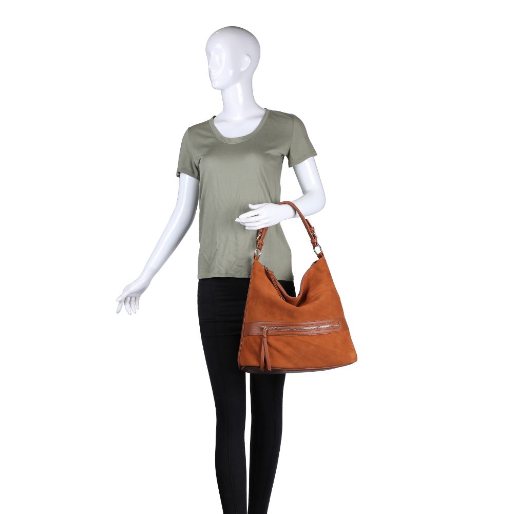 Product Image of Moda Luxe Isabella Hobo 842017122425 View 5 | Cognac