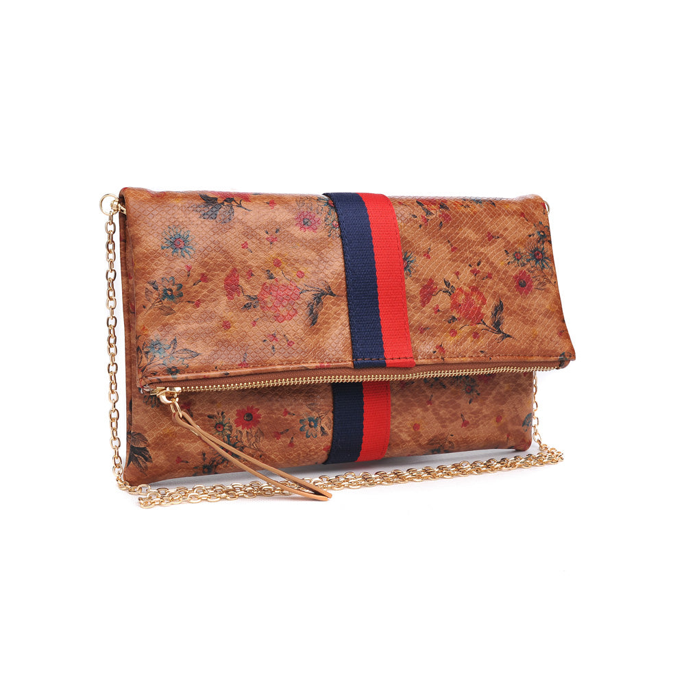 Product Image of Sol and Selene Jules Print Clutch 842017119418 View 6 | Tan