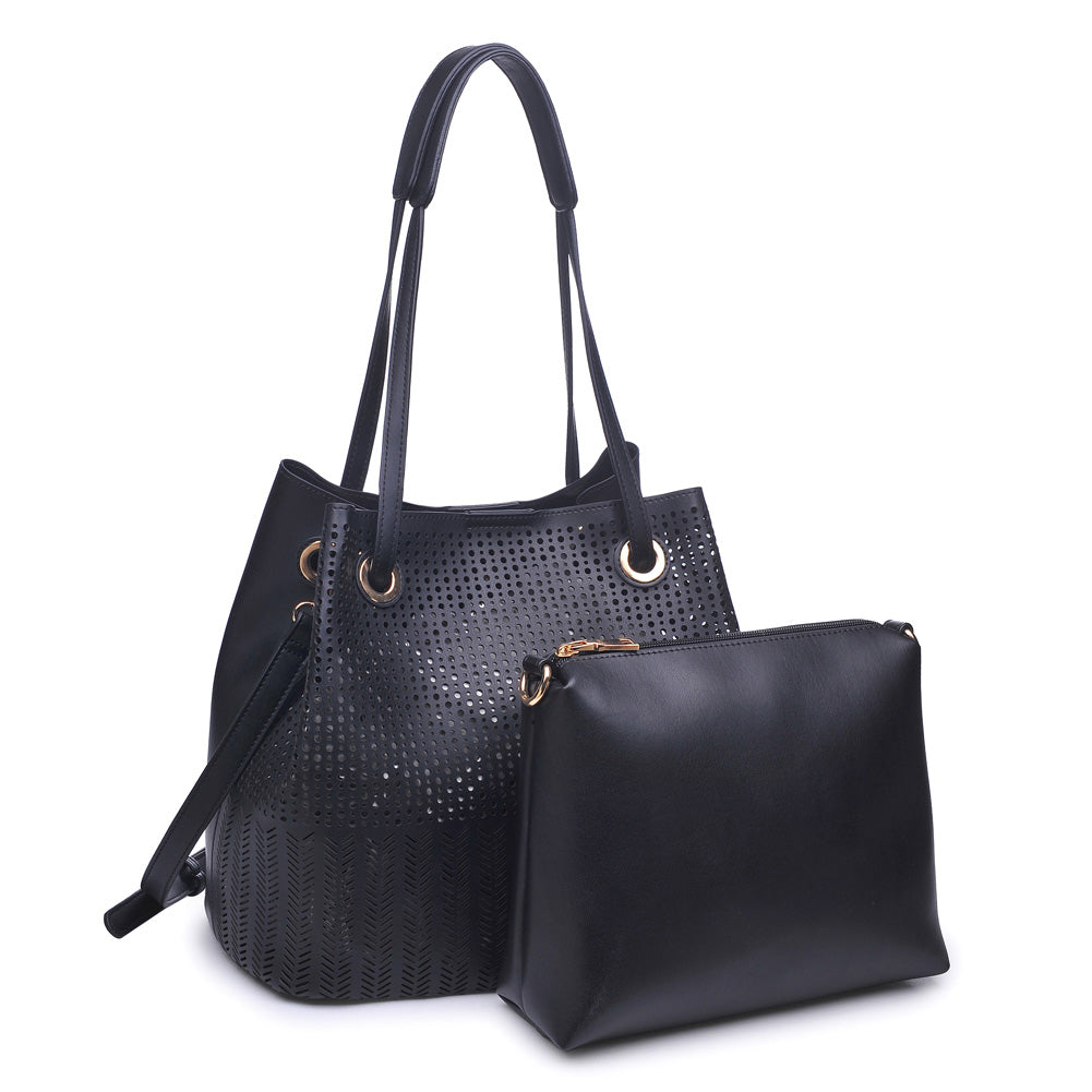 Product Image of Moda Luxe Clara Tote 842017111825 View 5 | Black