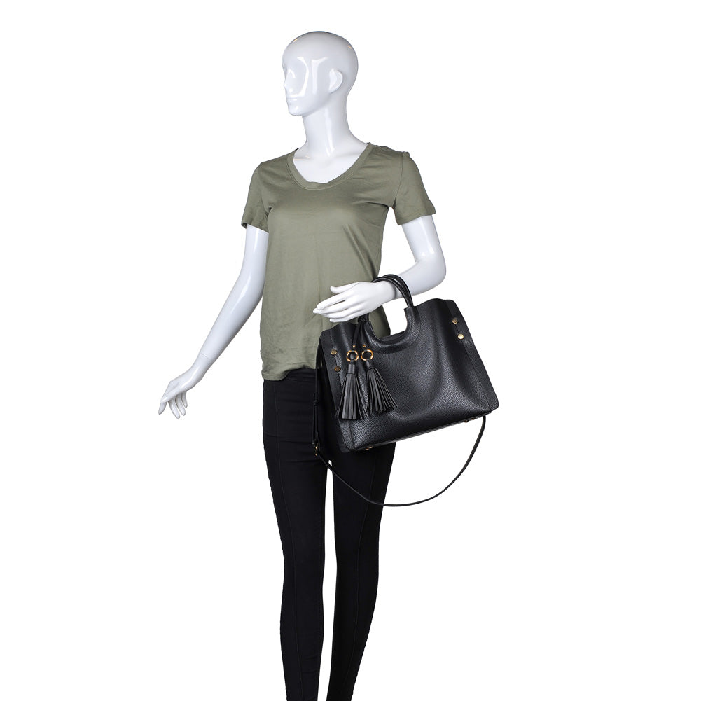 Product Image of Moda Luxe Ryder Tote 842017112709 View 5 | Black