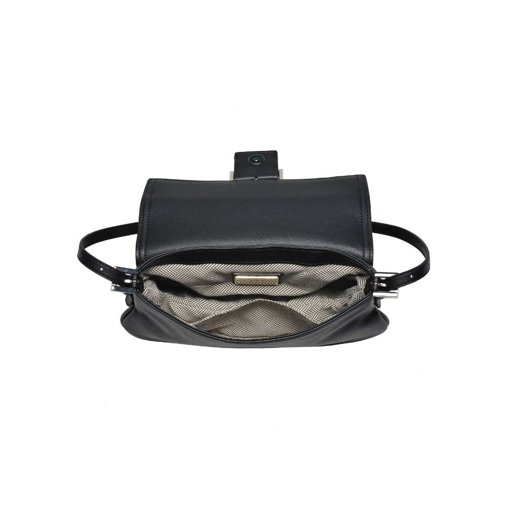 Product Image of Moda Luxe Fia Shoulder Bag 842017132554 View 8 | Black