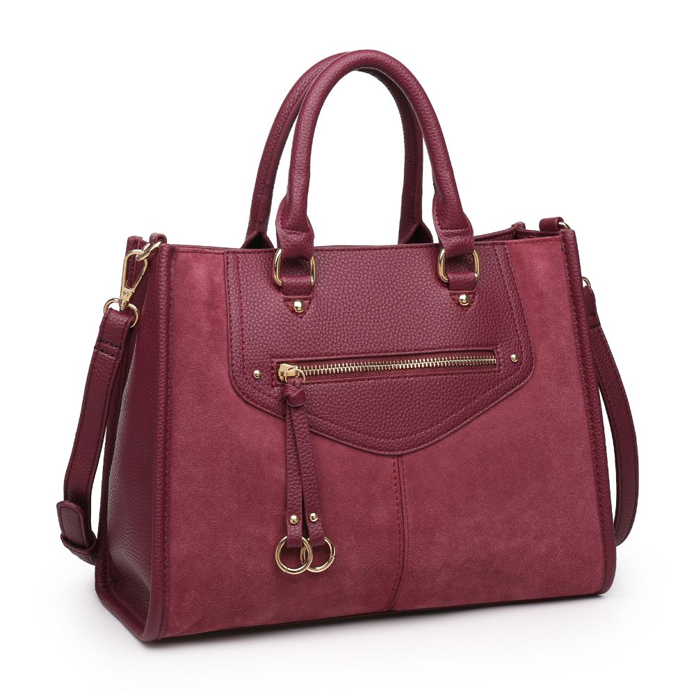 Product Image of Moda Luxe Bridgette Satchel 842017120902 View 2 | Merlot