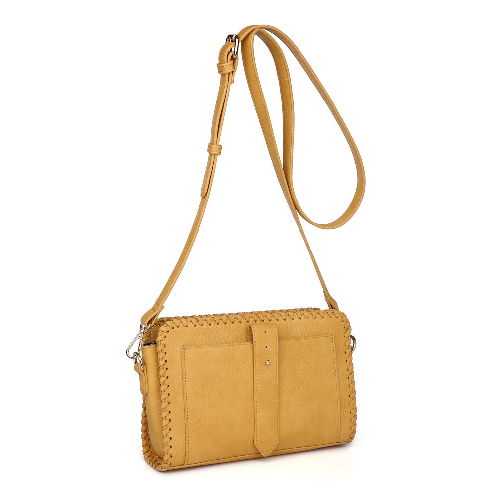 Product Image of Moda Luxe Andy Crossbody 842017119609 View 2 | Mustard