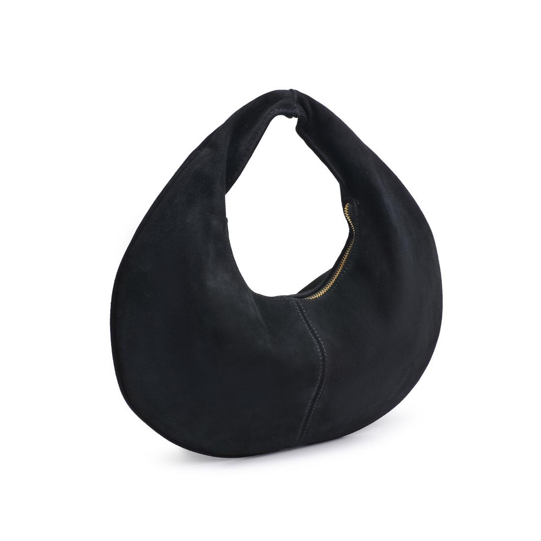 Product Image of Moda Luxe Farrah - Suede Hobo 842017138617 View 6 | Black