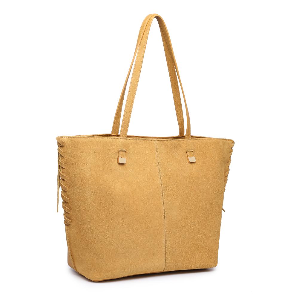 Woman wearing Honey Moda Luxe Queen Tote 842017136224 View 6 | Honey
