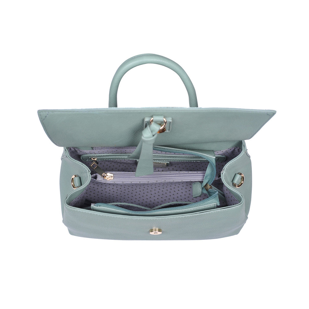 Product Image of Moda Luxe Clare Satchel 842017118336 View 4 | Seafoam