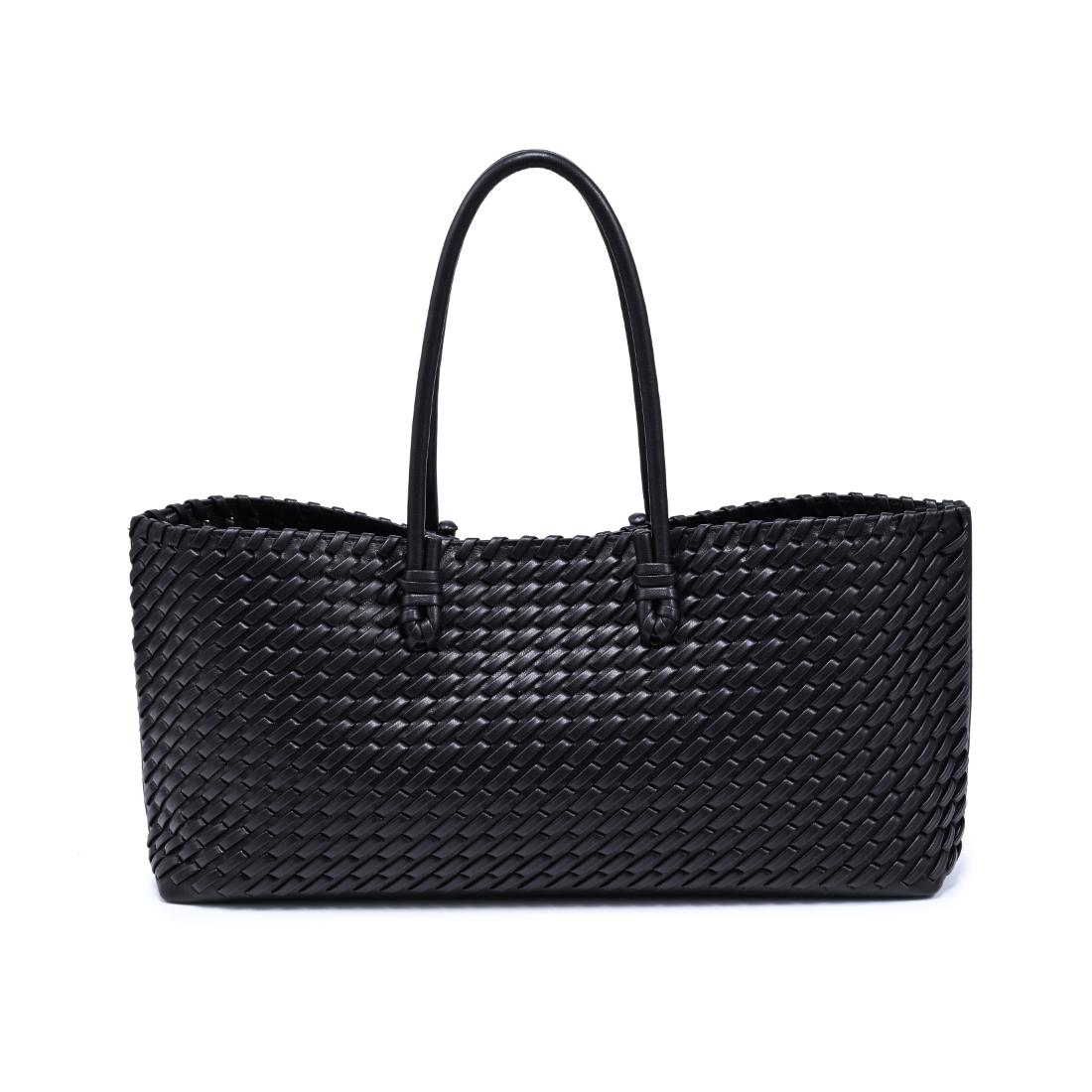 Woman wearing Black Moda Luxe Nola Tote 842017140856 View 5 | Black