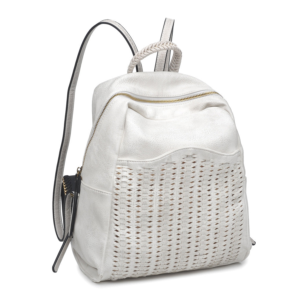 Product Image of Moda Luxe Sofia Backpack 842017113577 View 2 | White