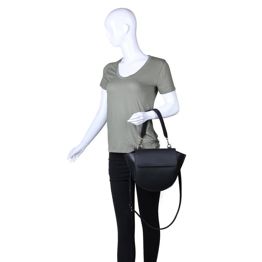 Product Image of Moda Luxe Mara Satchel 842017115519 View 5 | Black
