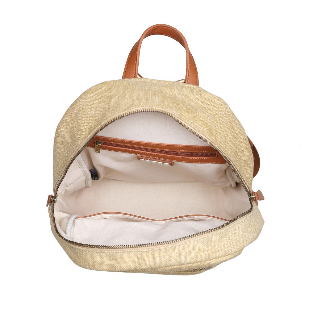 Product Image of Moda Luxe Panama Backpack 842017124528 View 4 | Natural