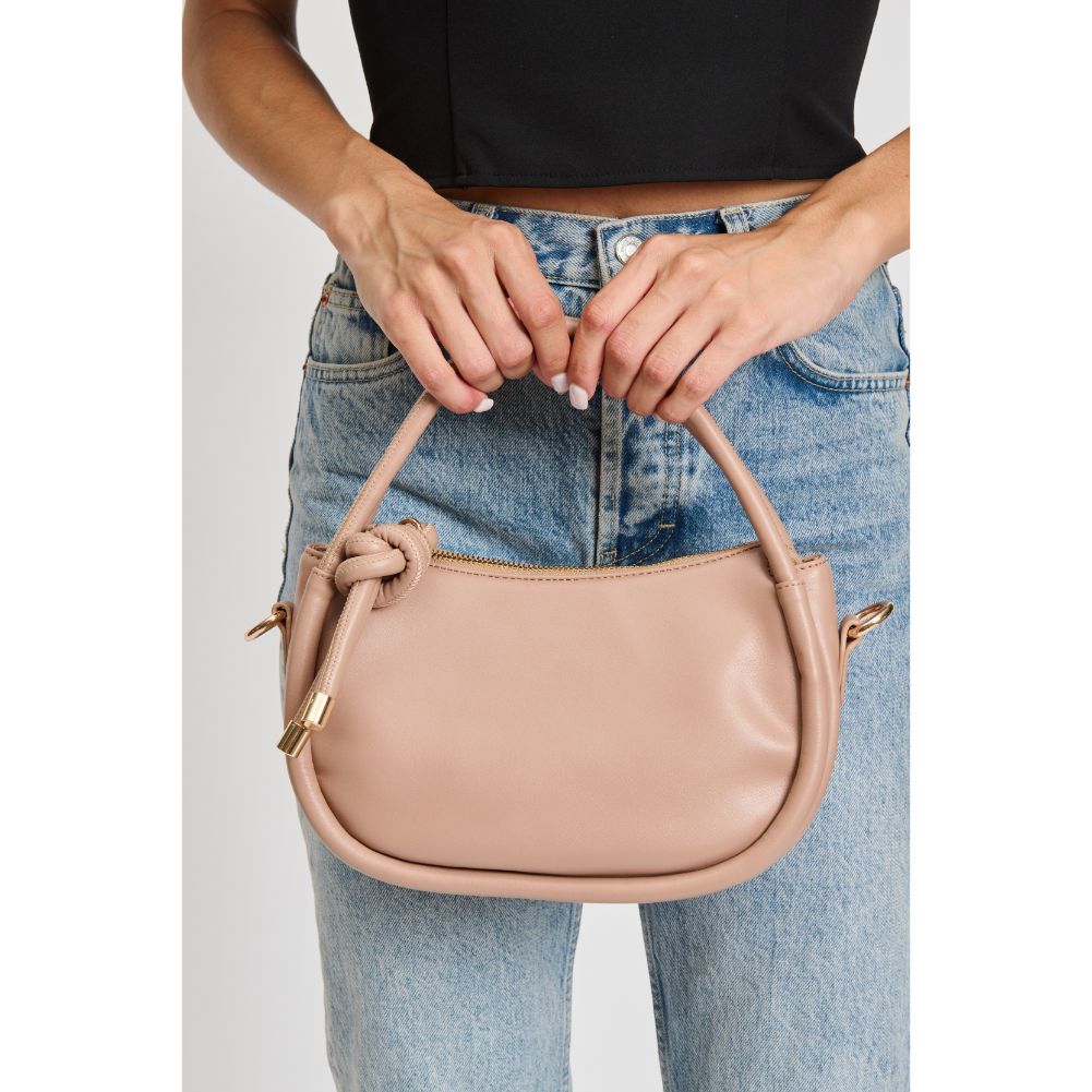 Woman wearing Nude Moda Luxe Celine Crossbody 842017133599 View 1 | Nude