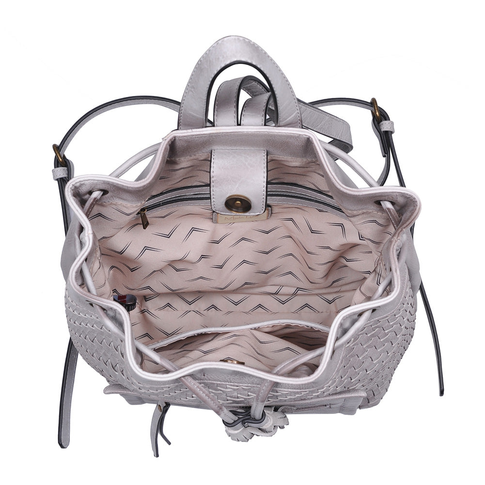 Product Image of Moda Luxe Maria Backpack 842017118381 View 4 | Grey