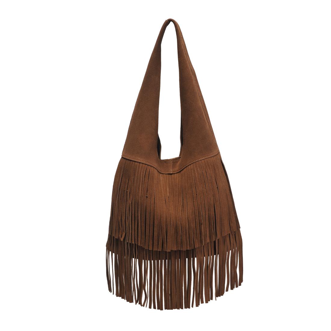 Woman wearing Hazelnut Moda Luxe Hope Hobo 842017139089 View 5 | Hazelnut