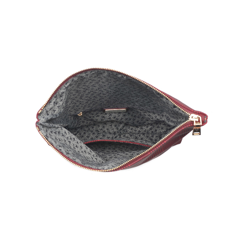 Product Image of Moda Luxe Heather Clutch 842017116653 View 8 | Red